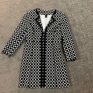 Tailored Geometric Dress Jacket